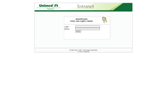 Desktop Screenshot of intranet.unimedfranca.com.br